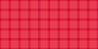Loft fabric pattern, trade check plaid texture. Up tartan seamless background textile in red color. vector