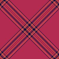 Various textile check pattern, 2025 seamless background . Eps tartan plaid texture fabric in red and dark colors. vector
