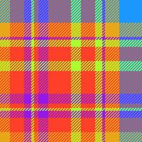 Other seamless fabric tartan, hotel pattern textile background. Classic texture plaid check in red and amber colors. vector