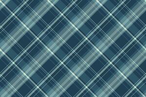 Drapery textile pattern texture, unique fabric check plaid. Idea seamless background tartan in cyan and pastel colors. vector