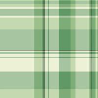 Path seamless textile tartan, poncho pattern check background. Retro plaid texture fabric in pastel and green colors. vector
