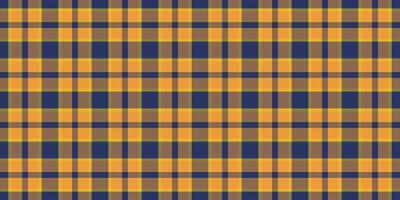 Feminine pattern textile, mix background plaid tartan. Checker fabric check seamless texture in amber and orange colors. vector