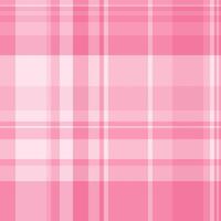 Soft pink and white plaid pattern. Ideal for backgrounds, textiles, and feminine designs. Seamless repeat texture with subtle gradient for a delicate feel. vector