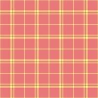 Elegant coral and pale yellow plaid pattern. Perfect for textile design, wallpaper, website backgrounds, or crafting projects. A classic yet modern design with a soft, subtle aesthetic. vector