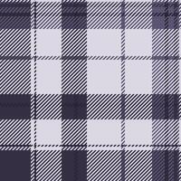 Elegant purple and white plaid pattern. Perfect for textile design, fashion, or website backgrounds. Subtle texture adds visual interest. Ideal for projects needing a classic yet modern feel. vector