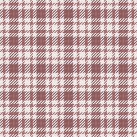 Romantic fabric tartan, identity textile seamless pattern. Argyle plaid check texture background in red and white colors. vector