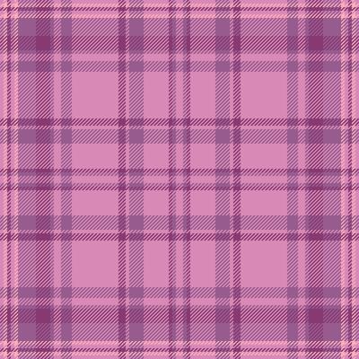 Silk textile seamless plaid, fur fabric tartan. Baby pattern background check texture in pink and red colors.