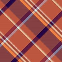 Korean check plaid background, invitation texture tartan. Jpg fabric textile seamless pattern in orange and red colors. vector