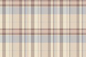 Softness check plaid tartan, package textile pattern background. Invite seamless fabric texture in light and pastel colors. vector