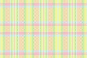 Infant fabric tartan, tape plaid seamless background. Grunge check textile pattern texture in light and lime colors. vector