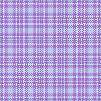 Variety plaid background texture, purity fabric pattern. Trim textile tartan check seamless in violet and light colors. vector