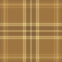 Elegant brown and beige plaid pattern. Perfect for textile designs, website backgrounds, or autumnal themed projects. Subtle texture adds visual interest. vector
