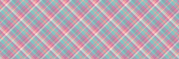 Artistic check background , formal plaid fabric tartan. Contemporary seamless texture textile pattern in pastel and light colors. vector
