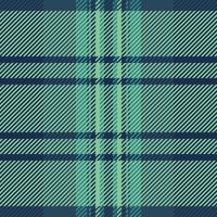 Checking fabric texture, basic background check textile. Top tartan plaid seamless pattern in green and dark colors. vector