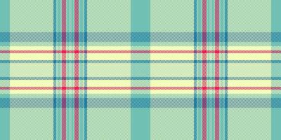 Decoration background fabric seamless, greeting texture textile check. Scratch pattern plaid tartan in light and teal colors. vector