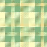 Hobby plaid background, 1970s textile pattern check. Scotland seamless texture fabric tartan in light and pastel colors. vector