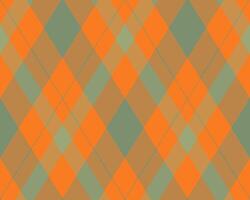 Vibrant diagonal plaid pattern in autumnal hues. Perfect for website backgrounds, textile designs, or fallthemed projects. The muted orange, brown, and green create a warm, stylish aesthetic. vector