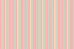 Single textile texture pattern, dreamy fabric stripe vertical. Menu lines background seamless in light and red colors. vector