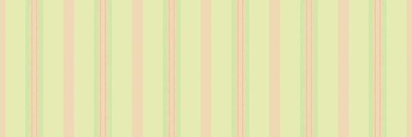 Production textile seamless, finish lines fabric stripe. Nice vertical pattern background texture in light and green colors. vector