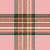 Stylish pink, green, and brown diagonal plaid pattern. Perfect for textile designs, website backgrounds, or fashion projects. Adds a touch of modern elegance and subtle texture to any design. vector
