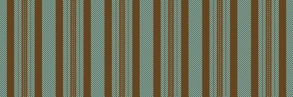 Fed textile background seamless, modern stripe vertical. Sice fabric texture lines pattern in orange and cyan colors. vector