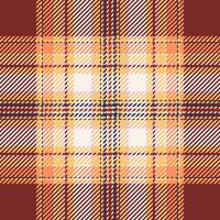 Stylish autumnal plaid pattern in warm earth tones. Perfect for textile designs, fall-themed projects, or website backgrounds. Offers a sophisticated and modern take on classic plaid. vector