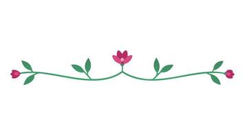 Botanical Ornament Elements for Artistic Borders and Patterns vector