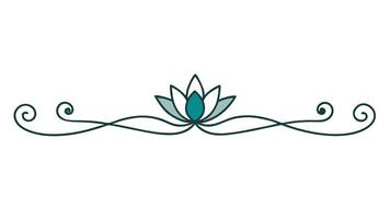 Stylish Botanical Ornament for Artistic Borders and Patterns vector