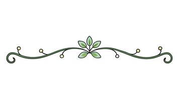 Decorative Floral Underline for Luxury Invitation and Frames vector