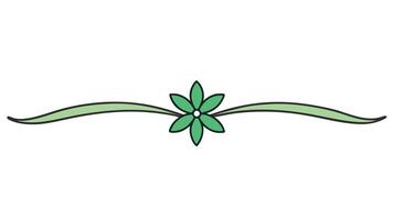 Decorative Floral Underline Elements for Luxury Invitations and Frame vector