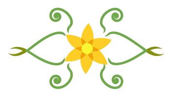 Decorative Floral Underline Elements for Luxury Frame vector