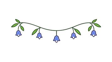 Elegant Floral Underline Ornament Elements for Decorative Branding vector