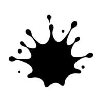 Water Splash Silhouette Design with a Dynamic vector