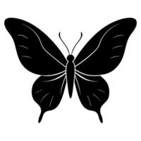 Elegant Butterfly Silhouette Design for Creative Projects vector