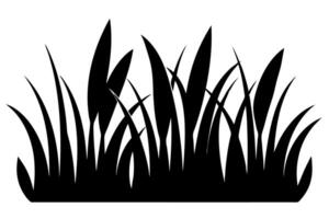 Grass Silhouette Design Modern Style Digital and Print Use vector