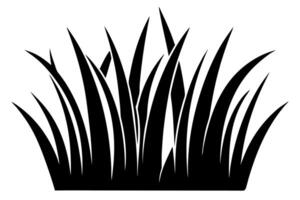 Grass Silhouette Design with a Minimalistic and Modern Style for Digital Print Use vector