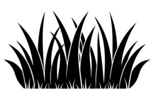 Grass Silhouette Design with a Modern Style Digital and Print Use vector