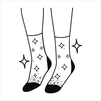 Retro Rollerblade Graphic Roller Boot and Skating Clipart