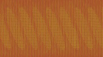 Crafted hand drawn brush line abstract oval pattern, Japanese inspired wood carving, engraving, weaving style background, simple humble and calm graphic for carpet and textile vector