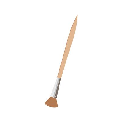 Paintbrush icon brown color