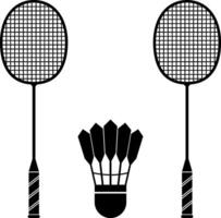 Badminton racket or icon and symbol art vector
