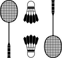 Badminton racket design or icon and symbol design vector