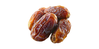 Cluster of dates isolated on transparent background png