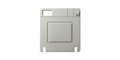 Beige floppy disk isolated on transparent background png