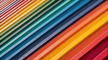 Vibrant material lines urban setting close-up view colorful environment abstract concept photo