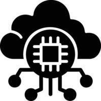 cloud in flat design style vector