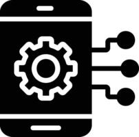 smartphone in flat design style vector
