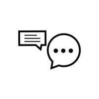 a black and white image of a speech bubble with a speech bubble vector