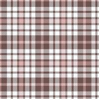 A plaid fabric with pink and white checkered pattern vector