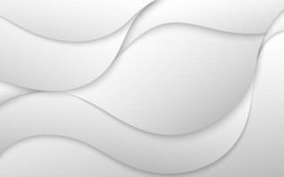 Abstract background white and light gray wave modern soft luxury texture with clean subtle background. white gradient background dynamic wavy light and shadow. Illustration 10 eps. vector